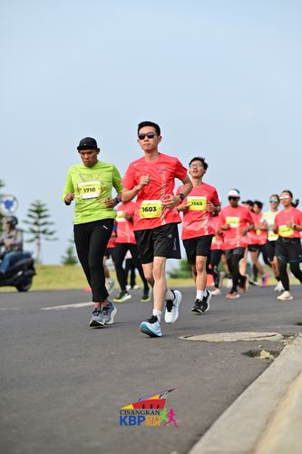 Race photo from CISANGKAN KBP CITY RUN 2025