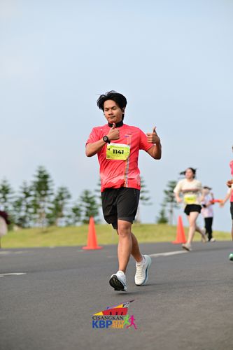 Race photo from CISANGKAN KBP CITY RUN 2025