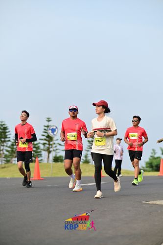 Race photo from CISANGKAN KBP CITY RUN 2025