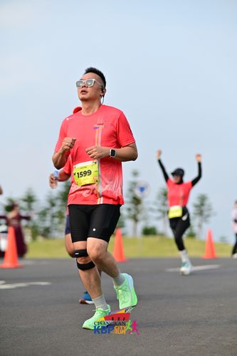 Race photo from CISANGKAN KBP CITY RUN 2025