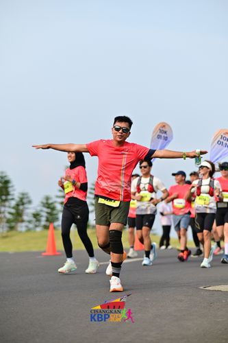 Race photo from CISANGKAN KBP CITY RUN 2025