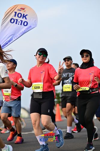 Race photo from CISANGKAN KBP CITY RUN 2025