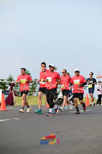 Race photo from CISANGKAN KBP CITY RUN 2025