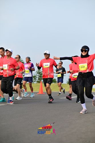Race photo from CISANGKAN KBP CITY RUN 2025