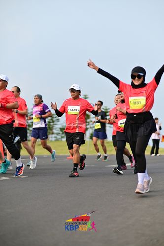 Race photo from CISANGKAN KBP CITY RUN 2025