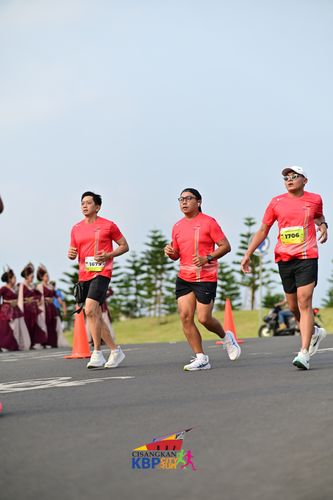 Race photo from CISANGKAN KBP CITY RUN 2025