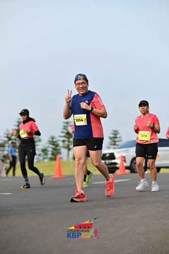 Race photo from CISANGKAN KBP CITY RUN 2025