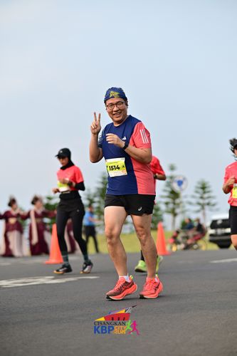 Race photo from CISANGKAN KBP CITY RUN 2025