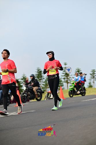 Race photo from CISANGKAN KBP CITY RUN 2025
