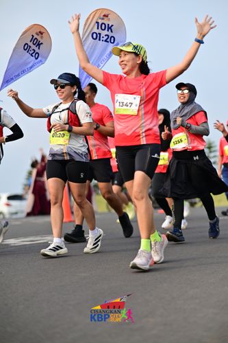 Race photo from CISANGKAN KBP CITY RUN 2025