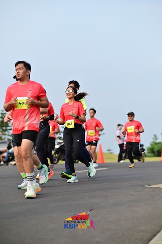 Race photo from CISANGKAN KBP CITY RUN 2025