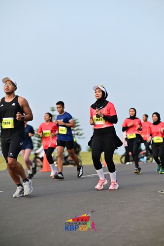 Race photo from CISANGKAN KBP CITY RUN 2025