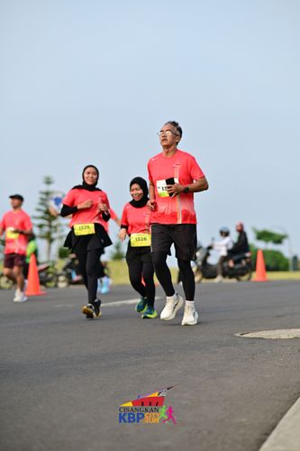 Race photo from CISANGKAN KBP CITY RUN 2025