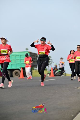 Race photo from CISANGKAN KBP CITY RUN 2025
