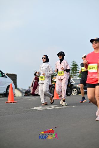 Race photo from CISANGKAN KBP CITY RUN 2025