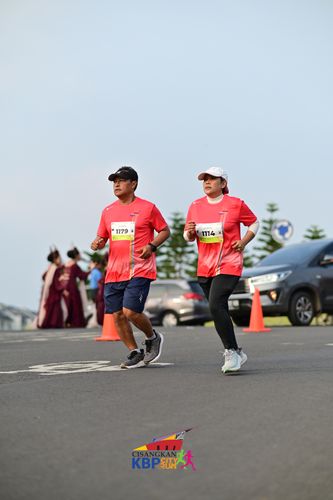 Race photo from CISANGKAN KBP CITY RUN 2025