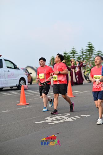 Race photo from CISANGKAN KBP CITY RUN 2025