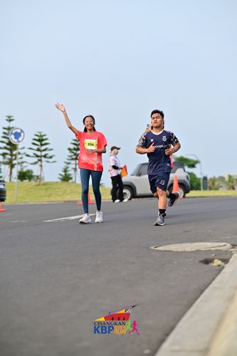 Race photo from CISANGKAN KBP CITY RUN 2025