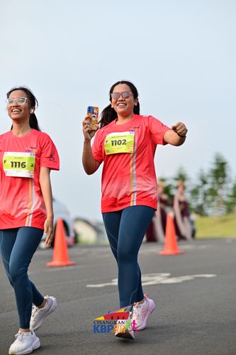 Race photo from CISANGKAN KBP CITY RUN 2025