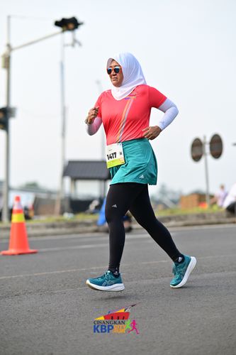 Race photo from CISANGKAN KBP CITY RUN 2025