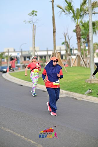 Race photo from CISANGKAN KBP CITY RUN 2025