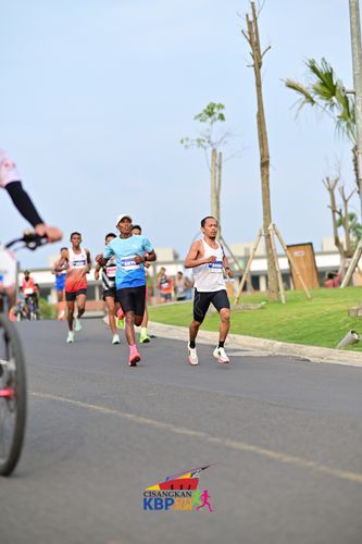 Race photo from CISANGKAN KBP CITY RUN 2025