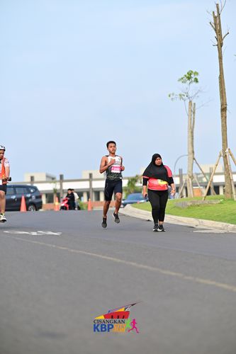 Race photo from CISANGKAN KBP CITY RUN 2025