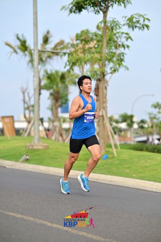 Race photo from CISANGKAN KBP CITY RUN 2025