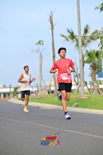 Race photo from CISANGKAN KBP CITY RUN 2025