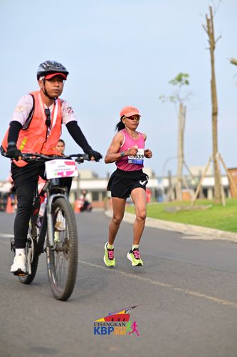 Race photo from CISANGKAN KBP CITY RUN 2025