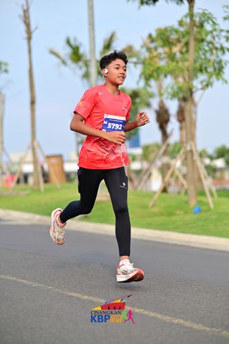 Race photo from CISANGKAN KBP CITY RUN 2025