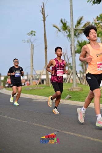 Race photo from CISANGKAN KBP CITY RUN 2025