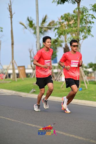 Race photo from CISANGKAN KBP CITY RUN 2025