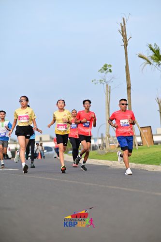 Race photo from CISANGKAN KBP CITY RUN 2025