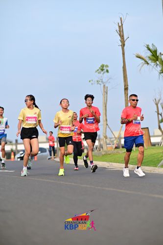 Race photo from CISANGKAN KBP CITY RUN 2025