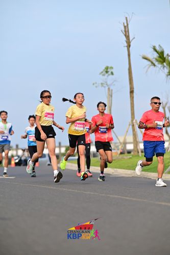Race photo from CISANGKAN KBP CITY RUN 2025