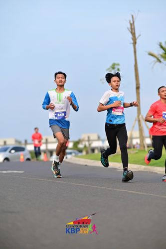 Race photo from CISANGKAN KBP CITY RUN 2025