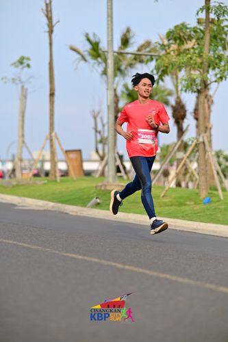 Race photo from CISANGKAN KBP CITY RUN 2025