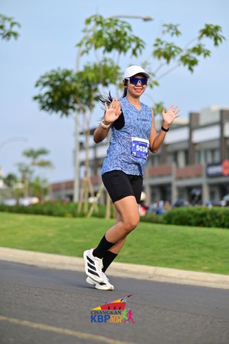 Race photo from CISANGKAN KBP CITY RUN 2025