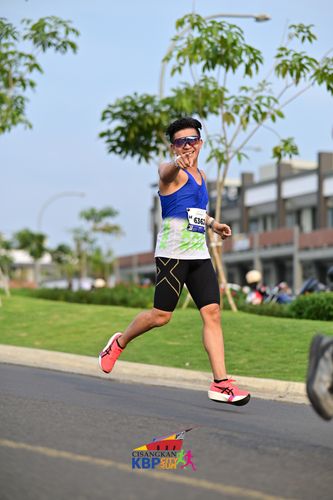 Race photo from CISANGKAN KBP CITY RUN 2025