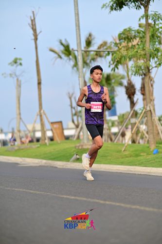Race photo from CISANGKAN KBP CITY RUN 2025
