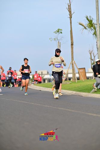 Race photo from CISANGKAN KBP CITY RUN 2025