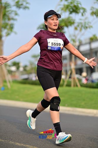 Race photo from CISANGKAN KBP CITY RUN 2025