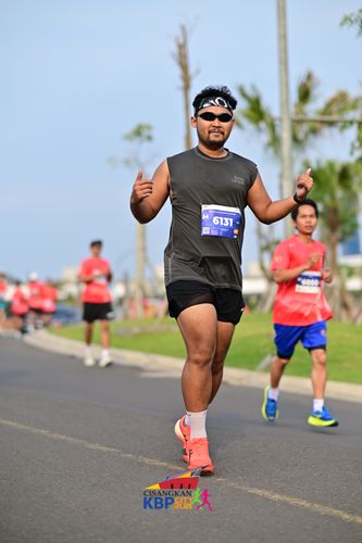Race photo from CISANGKAN KBP CITY RUN 2025