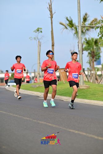 Race photo from CISANGKAN KBP CITY RUN 2025