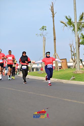Race photo from CISANGKAN KBP CITY RUN 2025