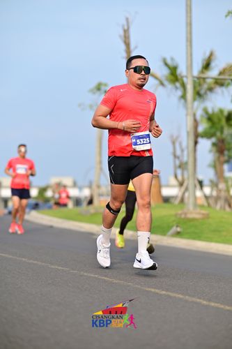 Race photo from CISANGKAN KBP CITY RUN 2025