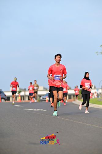 Race photo from CISANGKAN KBP CITY RUN 2025