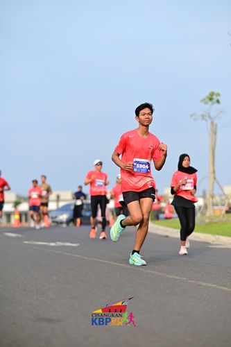 Race photo from CISANGKAN KBP CITY RUN 2025