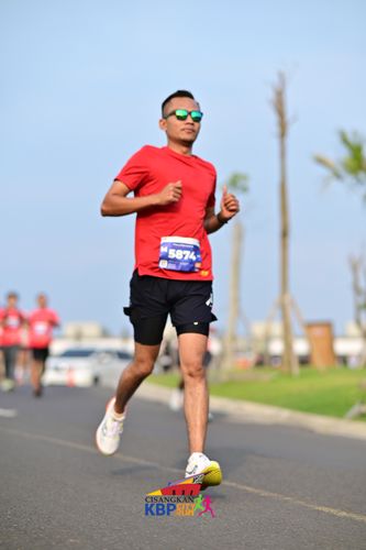 Race photo from CISANGKAN KBP CITY RUN 2025